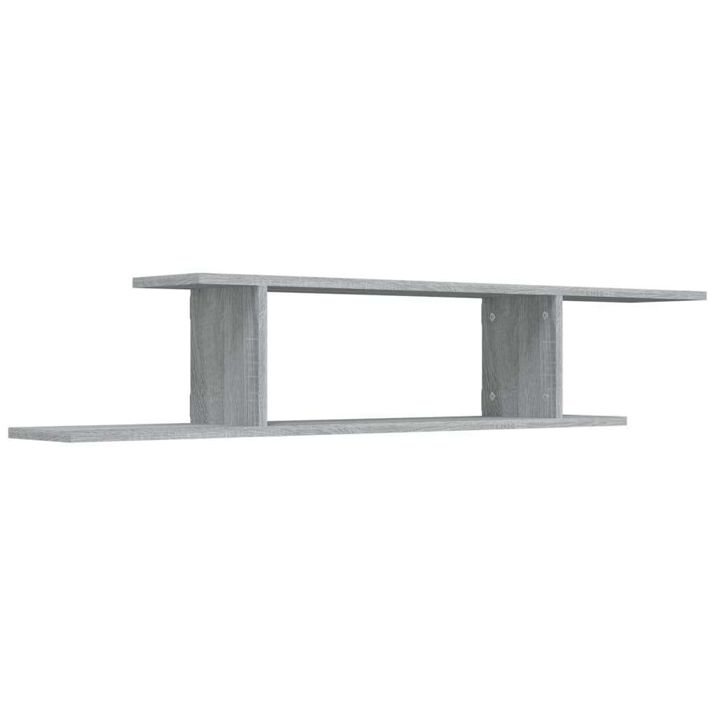 Tv-wandschap 125x18x23 cm bewerkt hout grijs sonoma eikenkleur is nu te koop bij PeponiXL, paradijselijk wonen!
