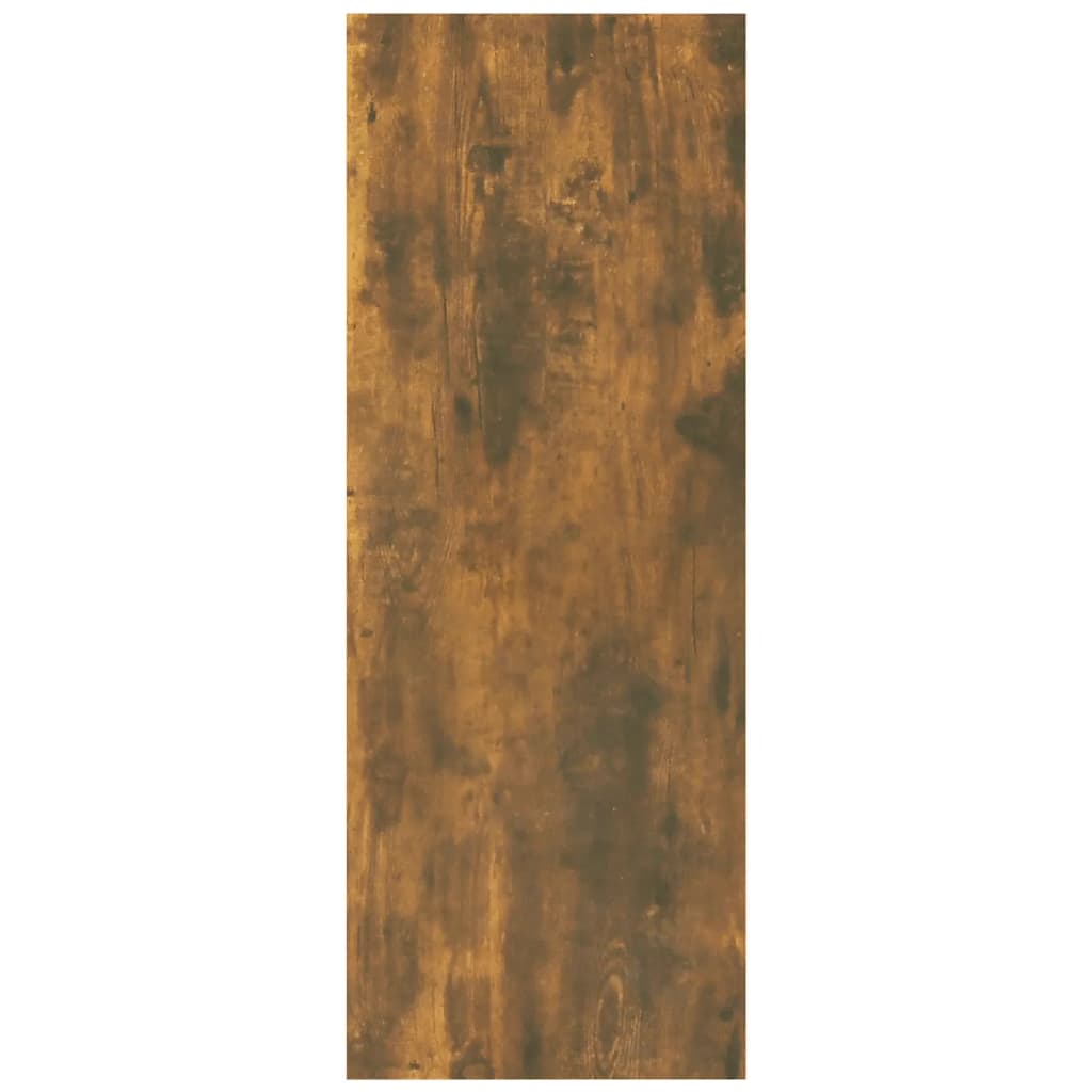 Wandtafel 78x30x80 cm bewerkt hout gerookt eikenkleurig is nu te koop bij PeponiXL, paradijselijk wonen!