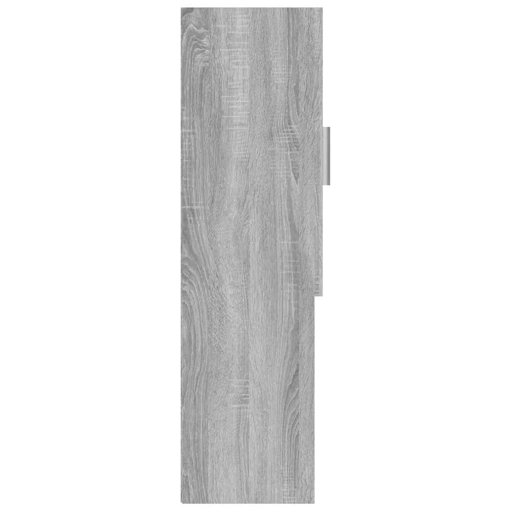 Wasmachinekast 70,5x25,5x90 cm grijs sonoma eikenkleurig is nu te koop bij PeponiXL, paradijselijk wonen!
