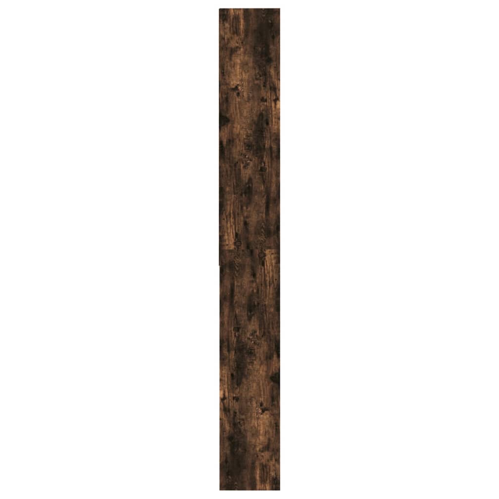 Wasmachinekast 64x24x190 cm gerookt eikenkleurig is nu te koop bij PeponiXL, paradijselijk wonen!