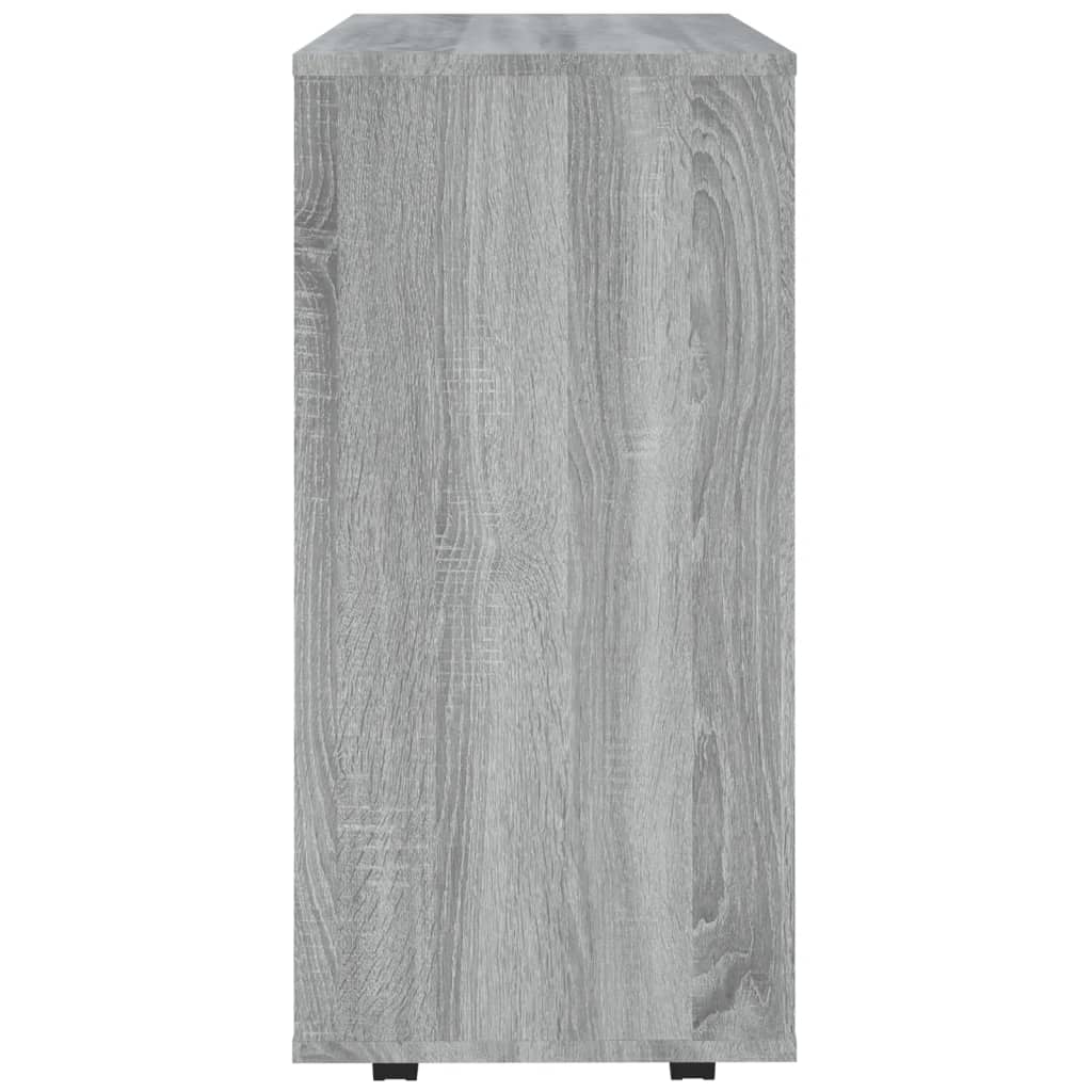 Rolkast 60x35x75 cm bewerkt hout grijs sonoma eiken is nu te koop bij PeponiXL, paradijselijk wonen!