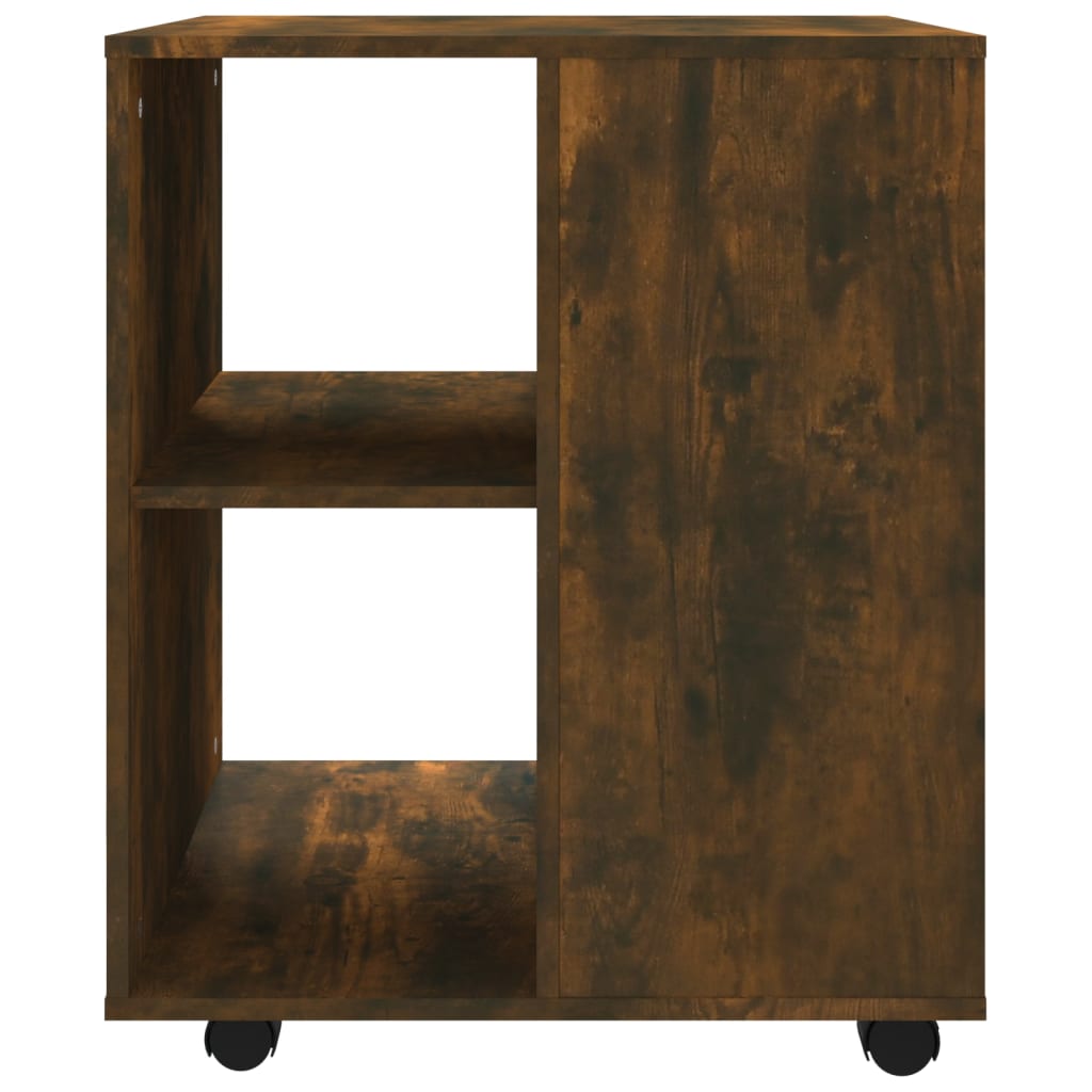 Rolkast 60x53x72 cm bewerkt hout gerookt eikenkleurig is nu te koop bij PeponiXL, paradijselijk wonen!