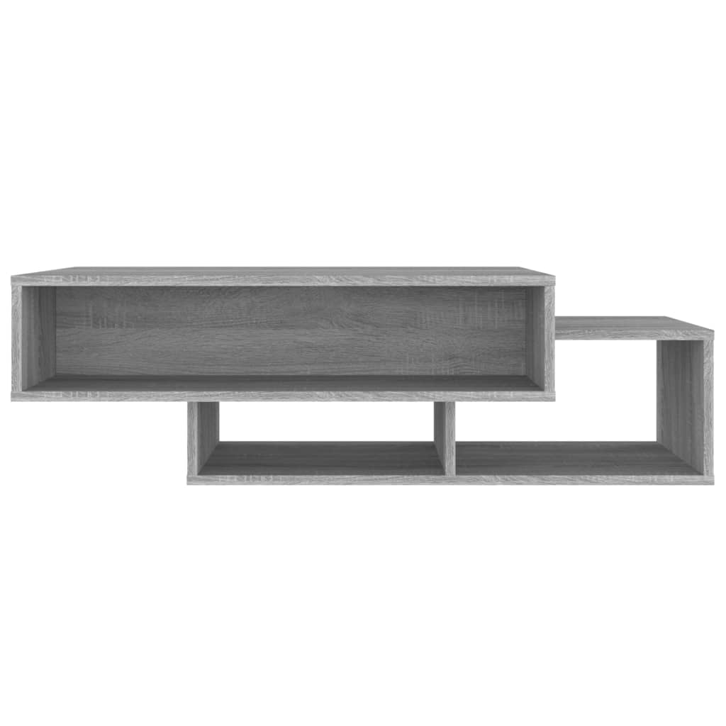 Salontafel 105x55x32 cm bewerkt hout grijs sonoma eikenkleurig is nu te koop bij PeponiXL, paradijselijk wonen!