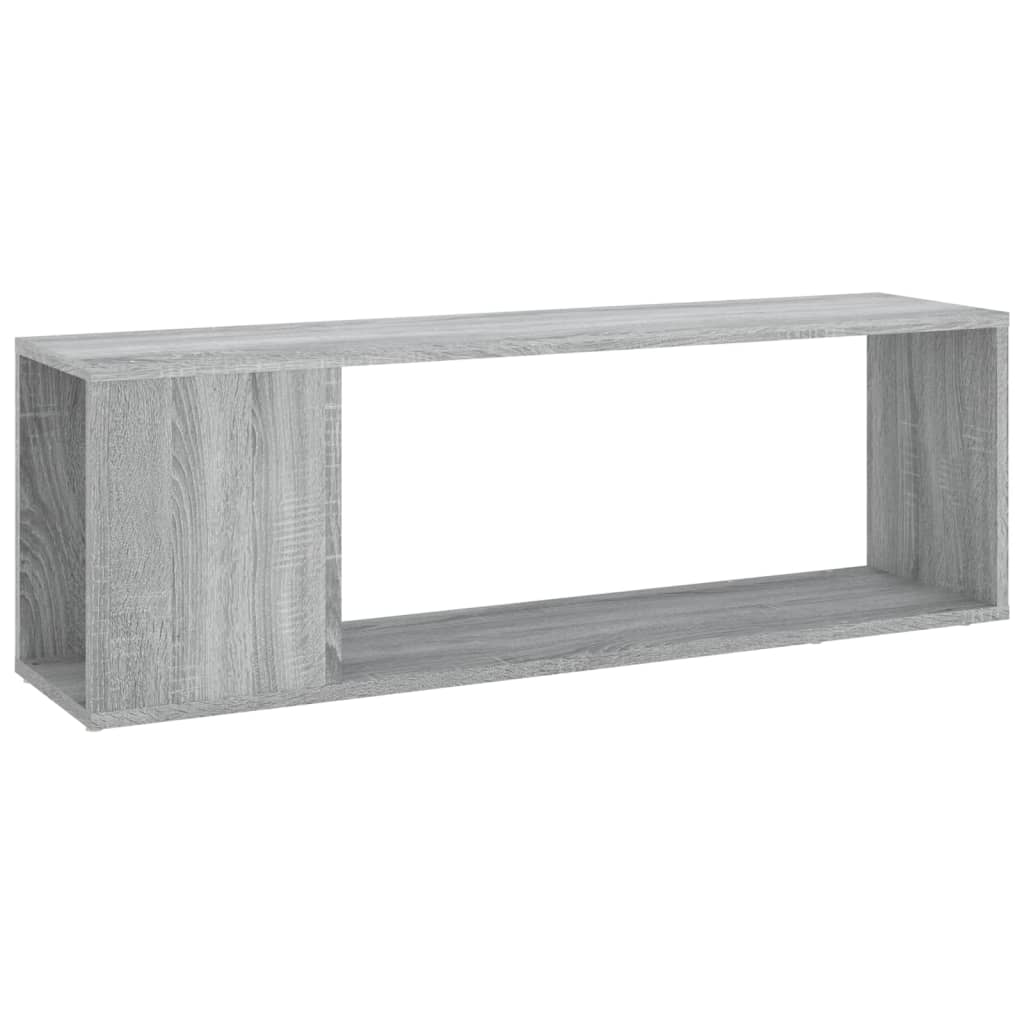Tv-meubel 100x24x32 cm bewerkt hout grijs sonoma eikenkleurig is nu te koop bij PeponiXL, paradijselijk wonen!