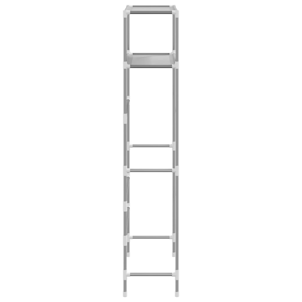 Wasmachinerek 2-laags 69x28x143 cm ijzer grijs is nu te koop bij PeponiXL, paradijselijk wonen!
