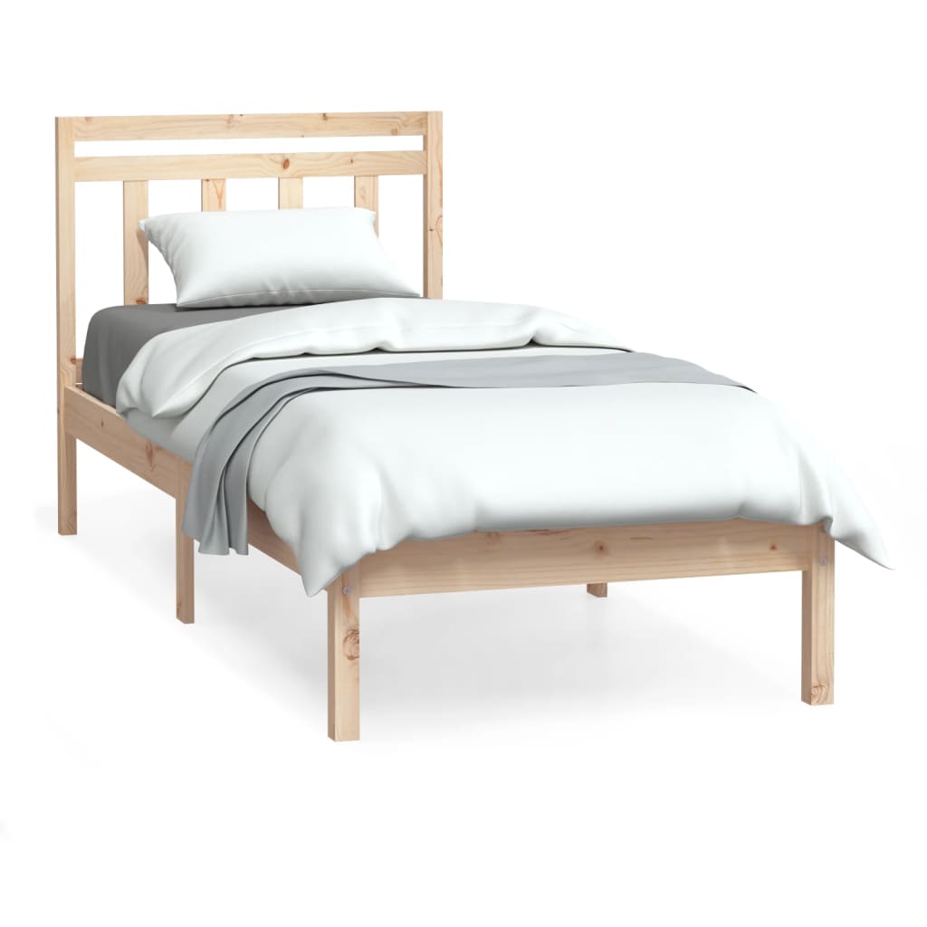 Bedframe massief hout 75x190 cm is nu te koop bij PeponiXL, paradijselijk wonen!