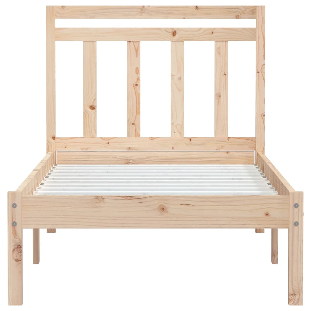 Bedframe massief hout 75x190 cm is nu te koop bij PeponiXL, paradijselijk wonen!