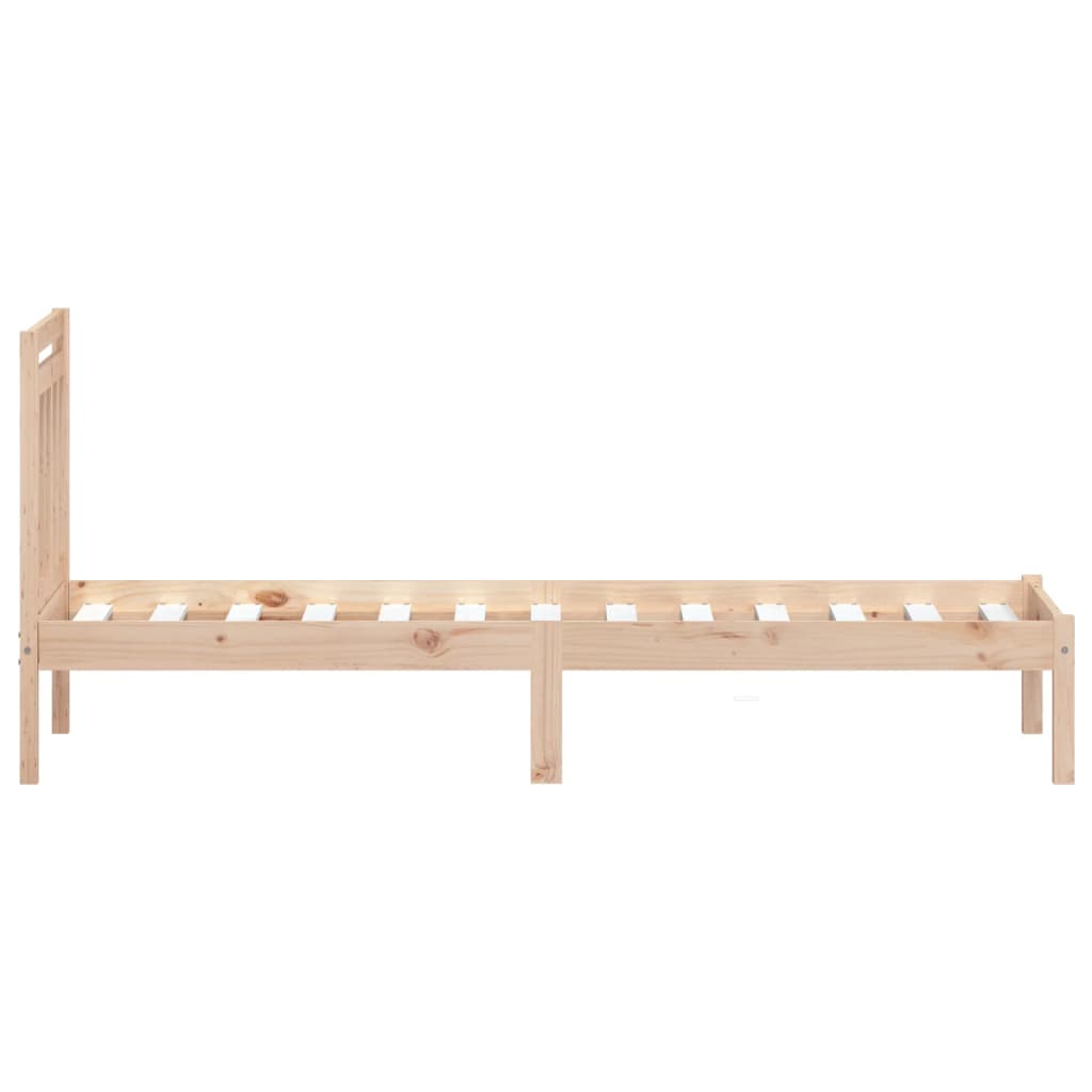 Bedframe massief hout 75x190 cm is nu te koop bij PeponiXL, paradijselijk wonen!