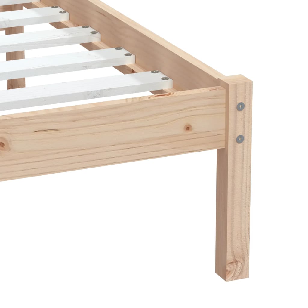 Bedframe massief hout 75x190 cm is nu te koop bij PeponiXL, paradijselijk wonen!