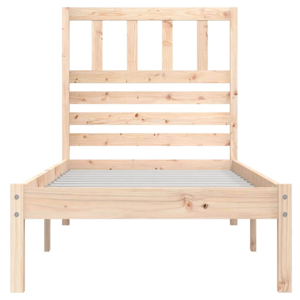 Bedframe massief grenenhout 90x190 cm is nu te koop bij PeponiXL, paradijselijk wonen!