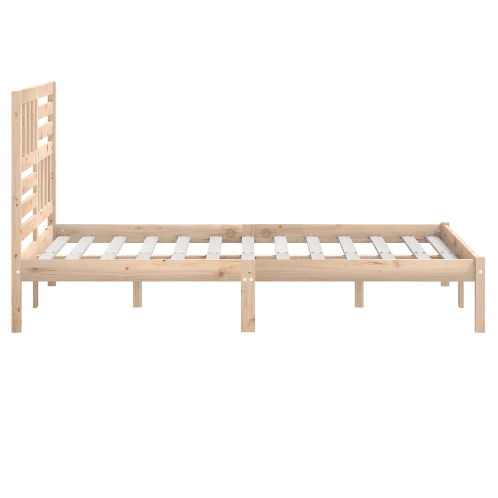 Bedframe massief grenenhout 150x200 cm is nu te koop bij PeponiXL, paradijselijk wonen!