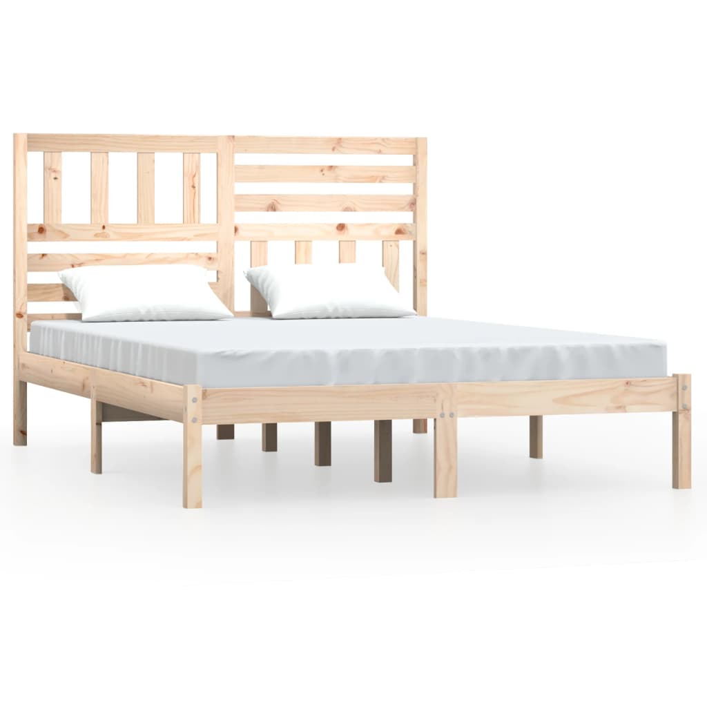 Bedframe massief grenenhout 160x200 cm is nu te koop bij PeponiXL, paradijselijk wonen!