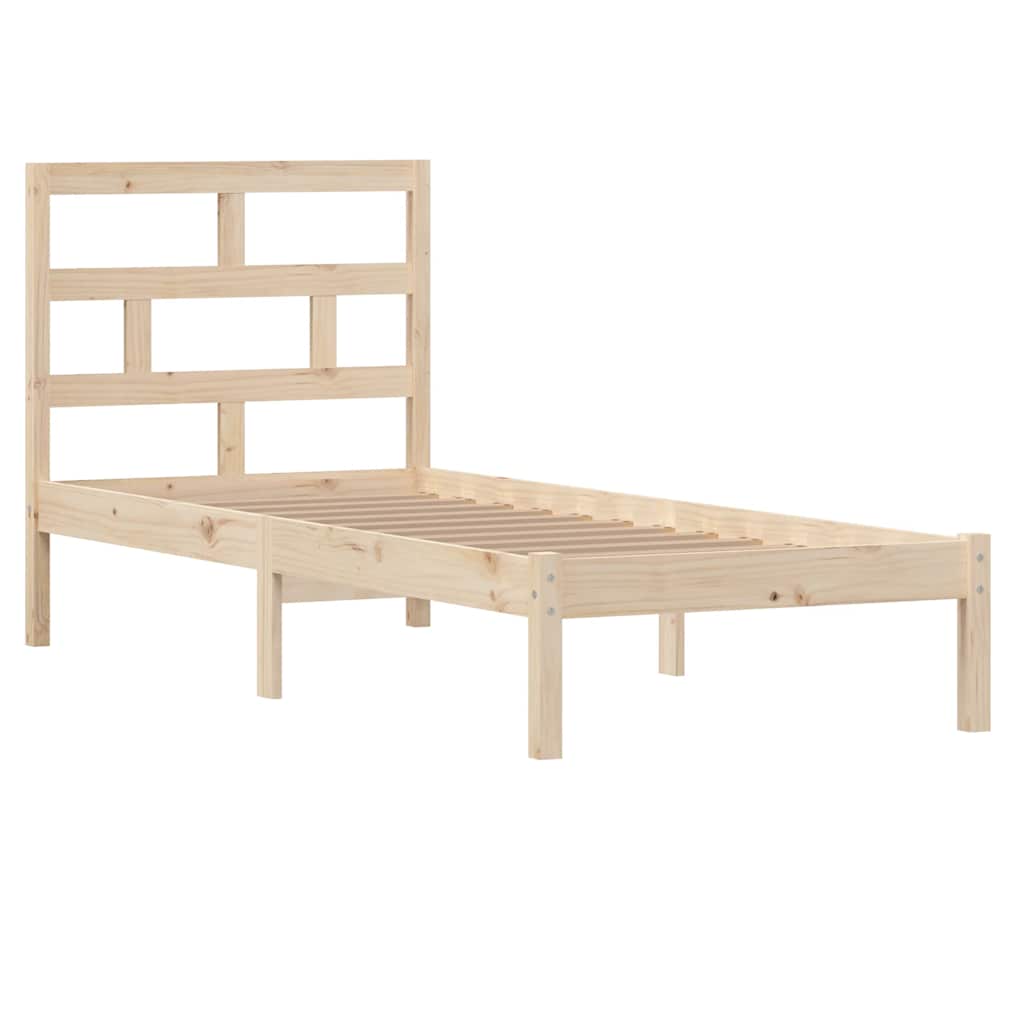 Bedframe massief hout 75x190 cm is nu te koop bij PeponiXL, paradijselijk wonen!