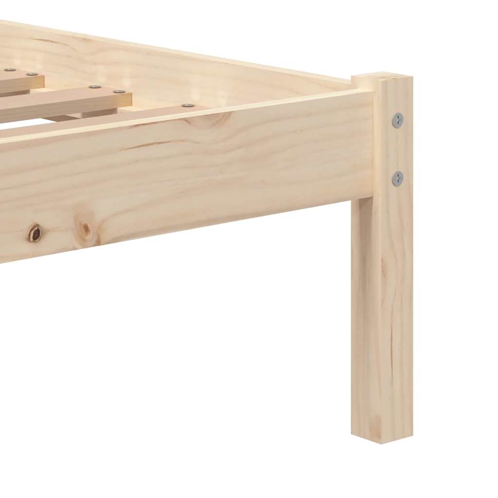 Bedframe massief hout 75x190 cm is nu te koop bij PeponiXL, paradijselijk wonen!