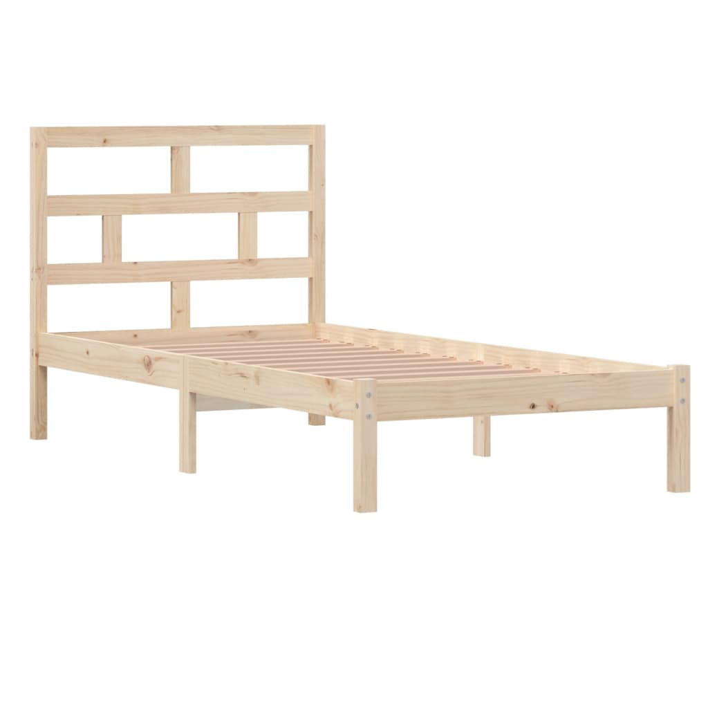 Bedframe massief hout 90x190 cm is nu te koop bij PeponiXL, paradijselijk wonen!