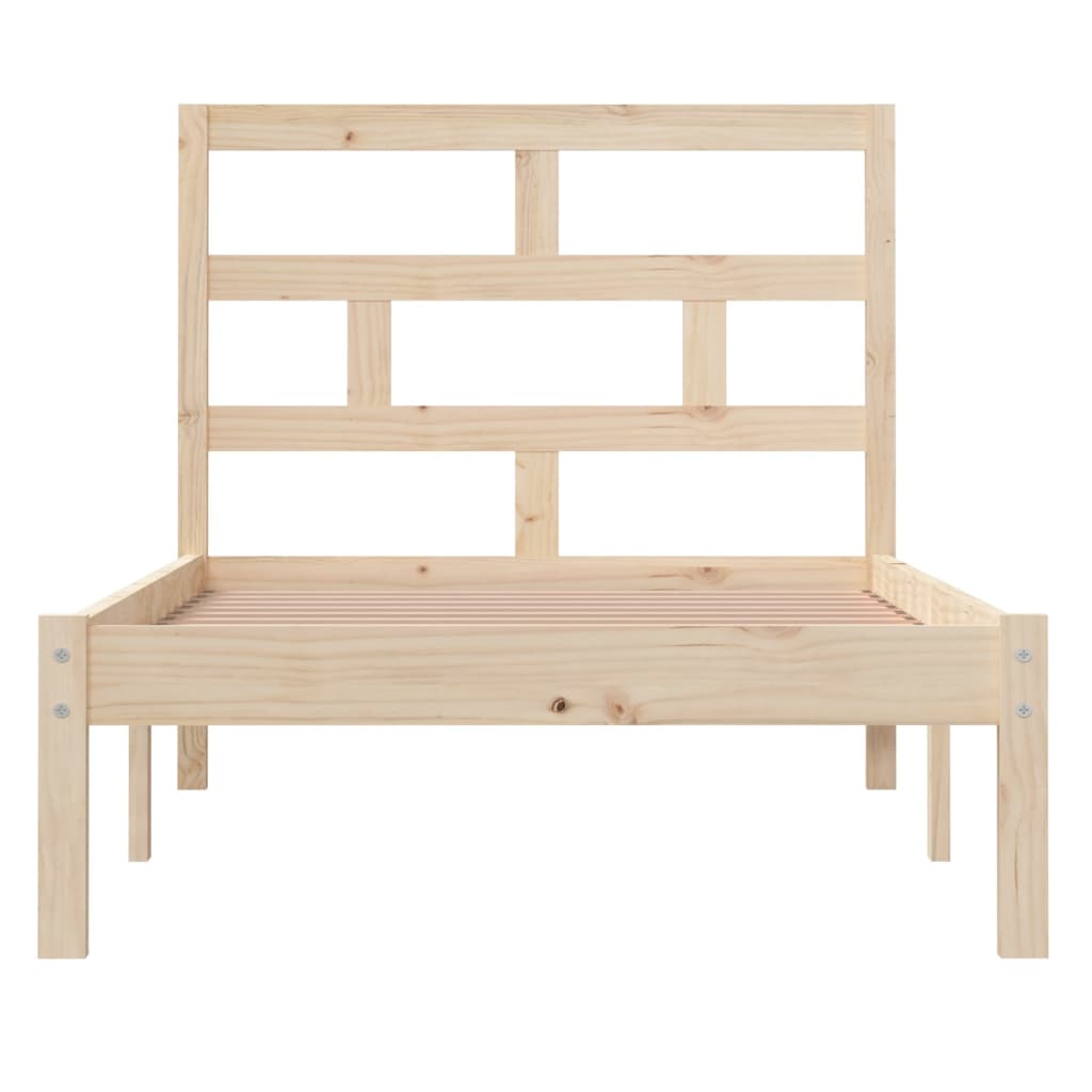 Bedframe massief hout 90x190 cm is nu te koop bij PeponiXL, paradijselijk wonen!