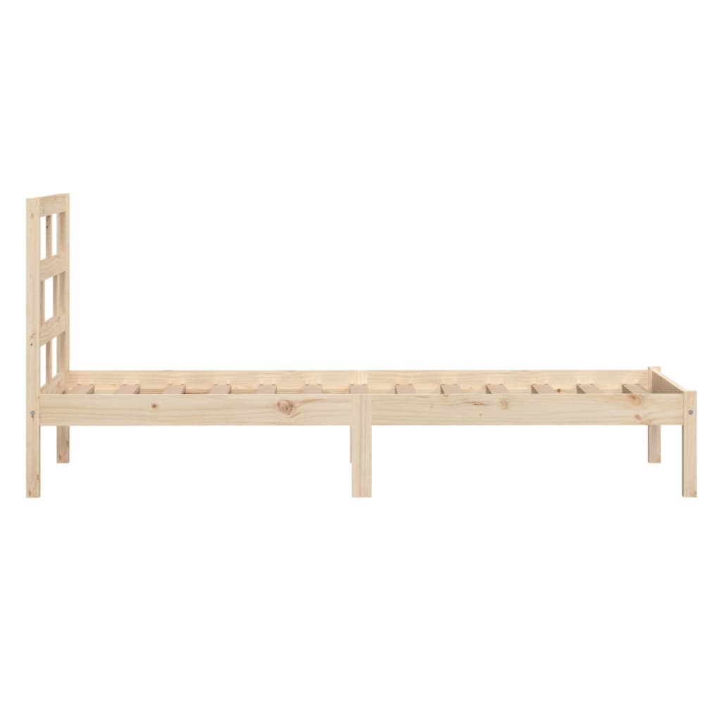 Bedframe massief hout 90x190 cm is nu te koop bij PeponiXL, paradijselijk wonen!
