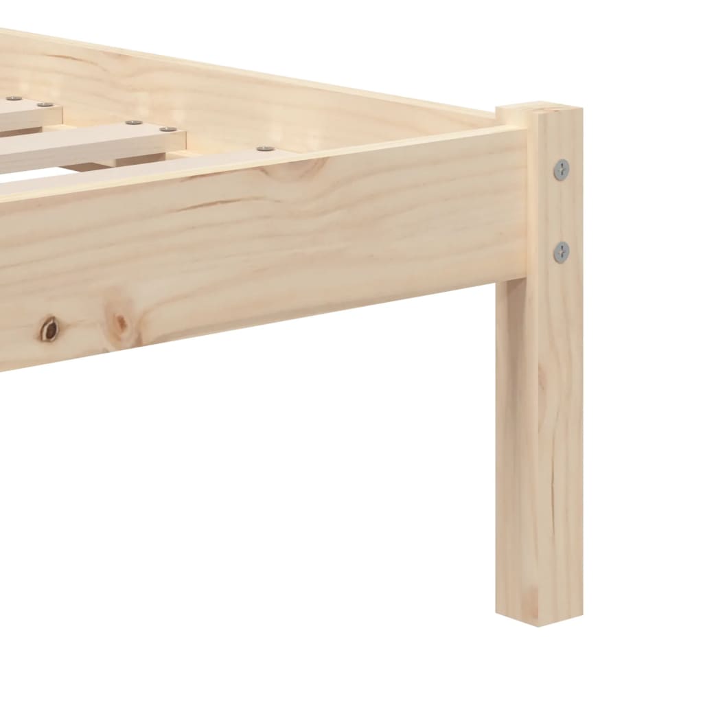 Bedframe massief hout 90x190 cm is nu te koop bij PeponiXL, paradijselijk wonen!