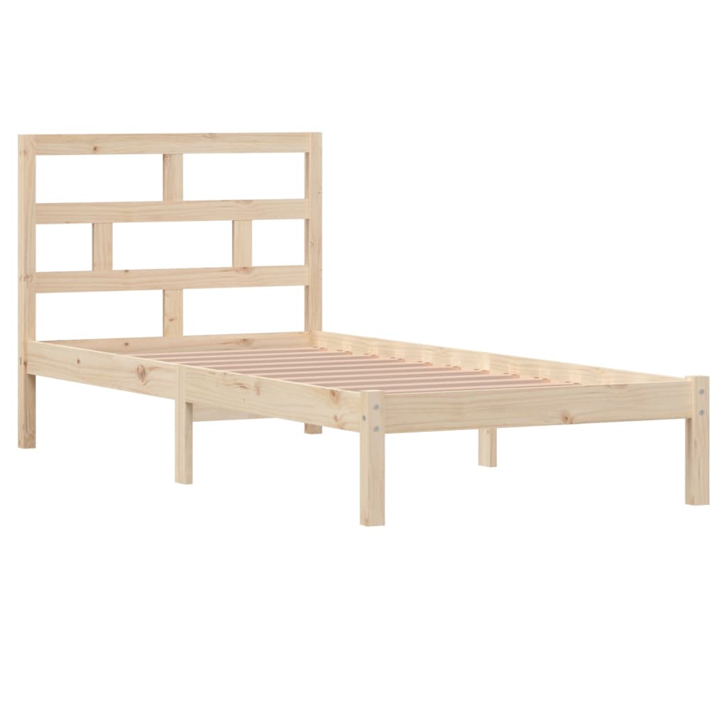 Bedframe massief grenenhout 90x200 cm is nu te koop bij PeponiXL, paradijselijk wonen!