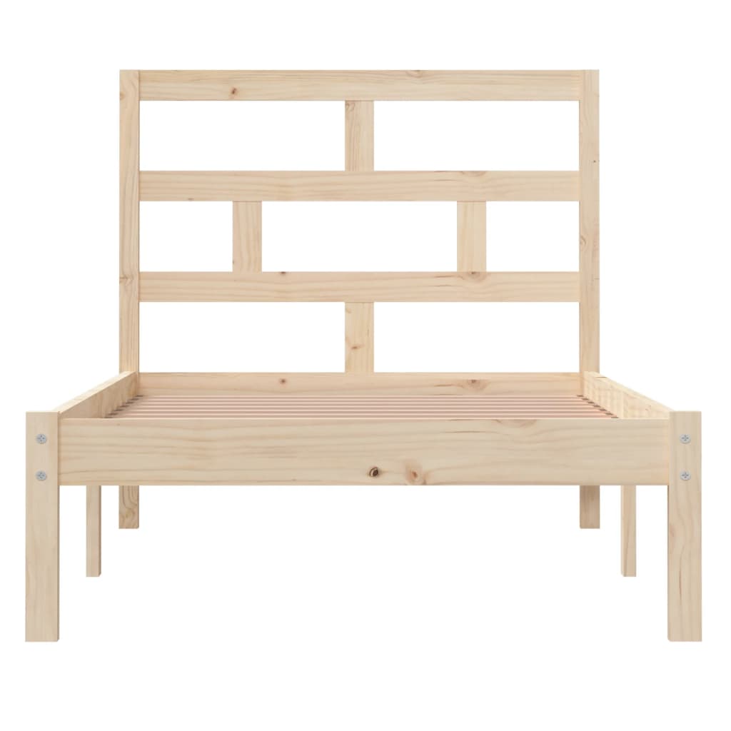 Bedframe massief grenenhout 90x200 cm is nu te koop bij PeponiXL, paradijselijk wonen!