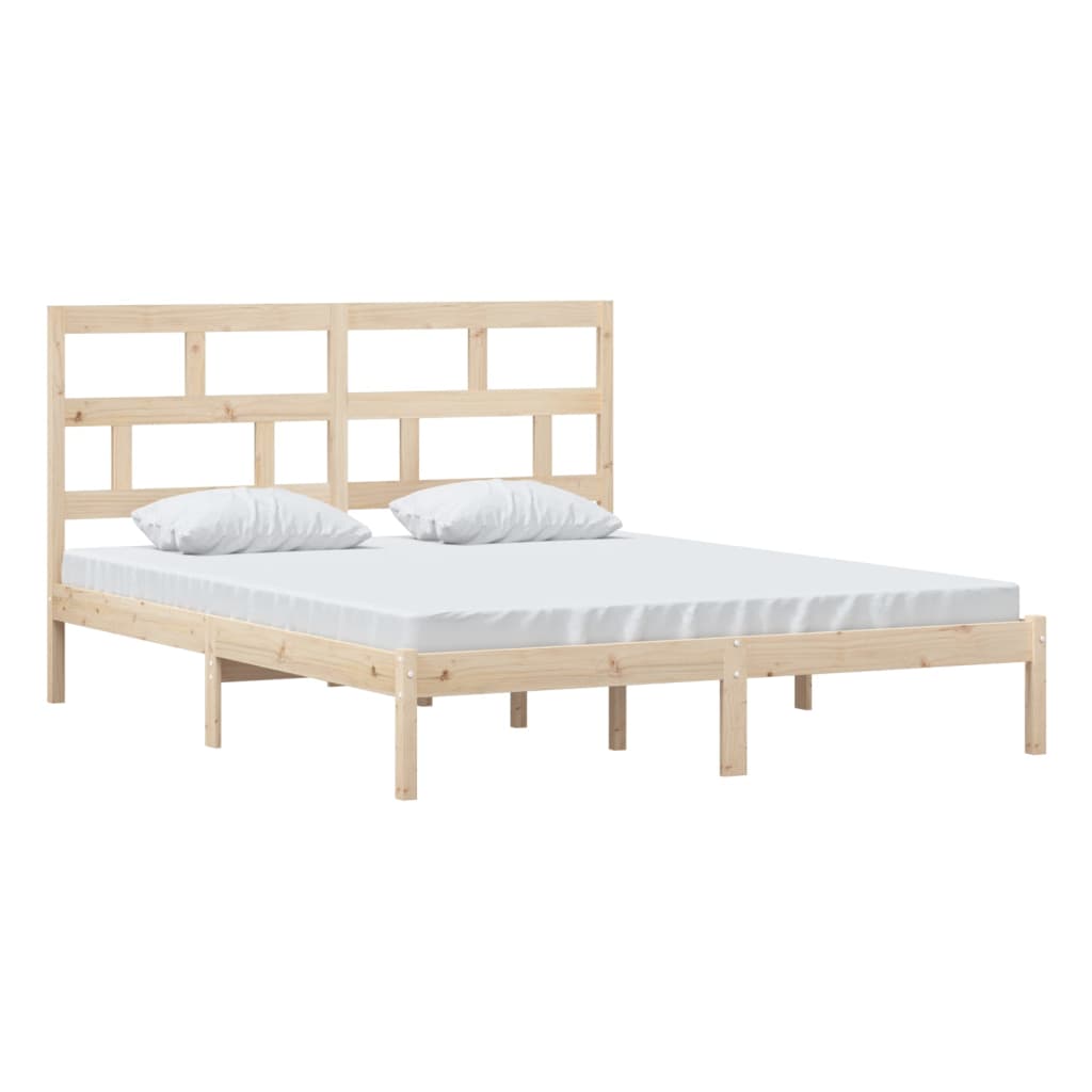 Bedframe massief grenenhout 160x200 cm is nu te koop bij PeponiXL, paradijselijk wonen!