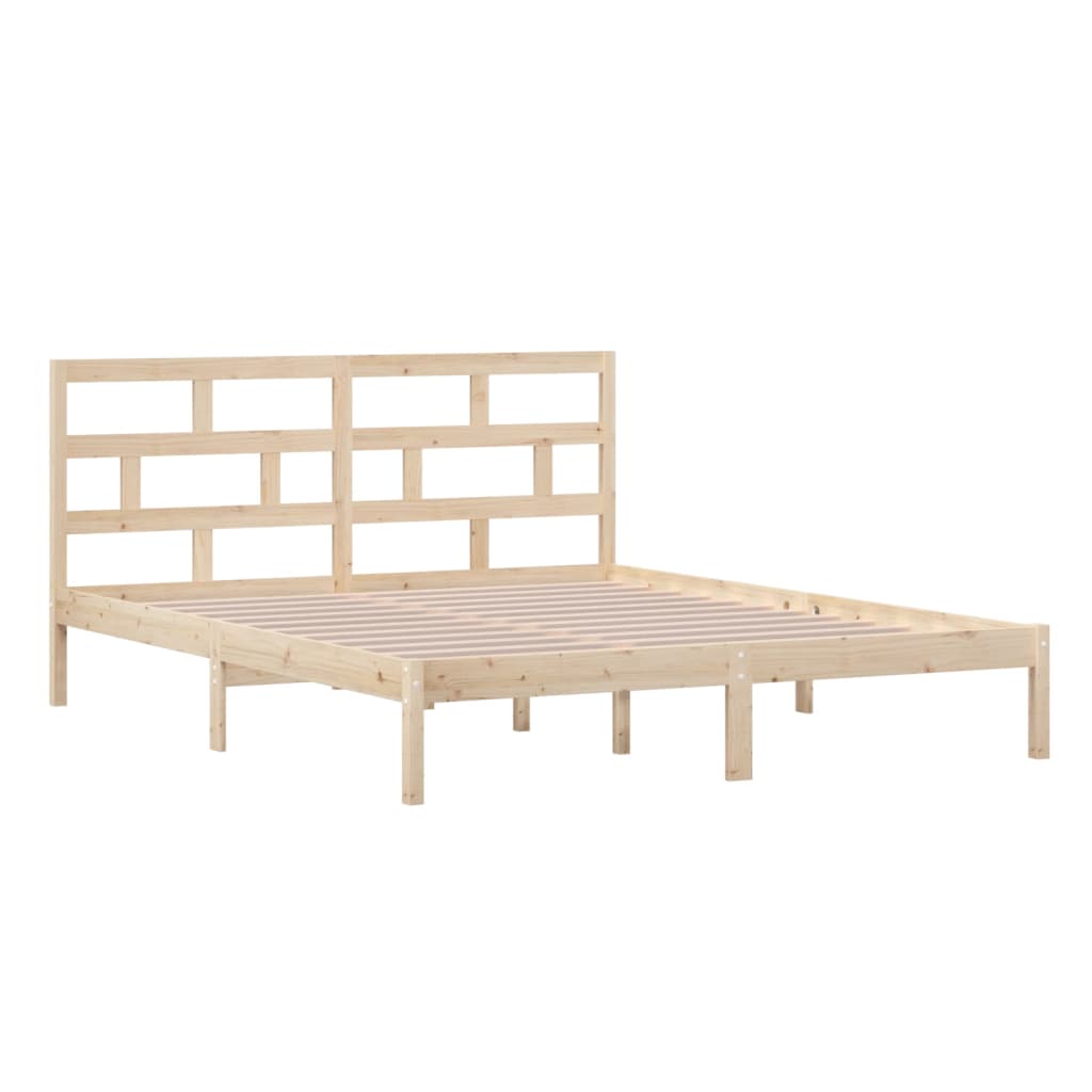 Bedframe massief grenenhout 160x200 cm is nu te koop bij PeponiXL, paradijselijk wonen!