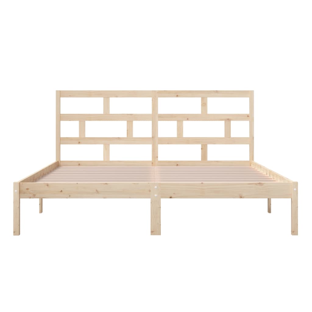 Bedframe massief grenenhout 160x200 cm is nu te koop bij PeponiXL, paradijselijk wonen!