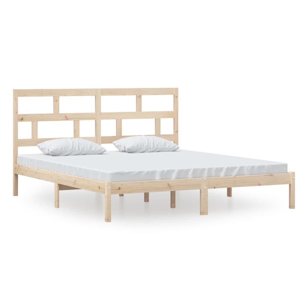 Bedframe massief hout 180x200 cm is nu te koop bij PeponiXL, paradijselijk wonen!