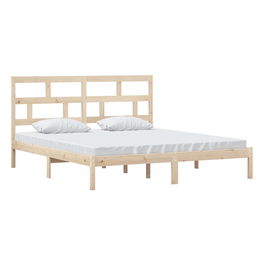 Bedframe massief hout 180x200 cm is nu te koop bij PeponiXL, paradijselijk wonen!