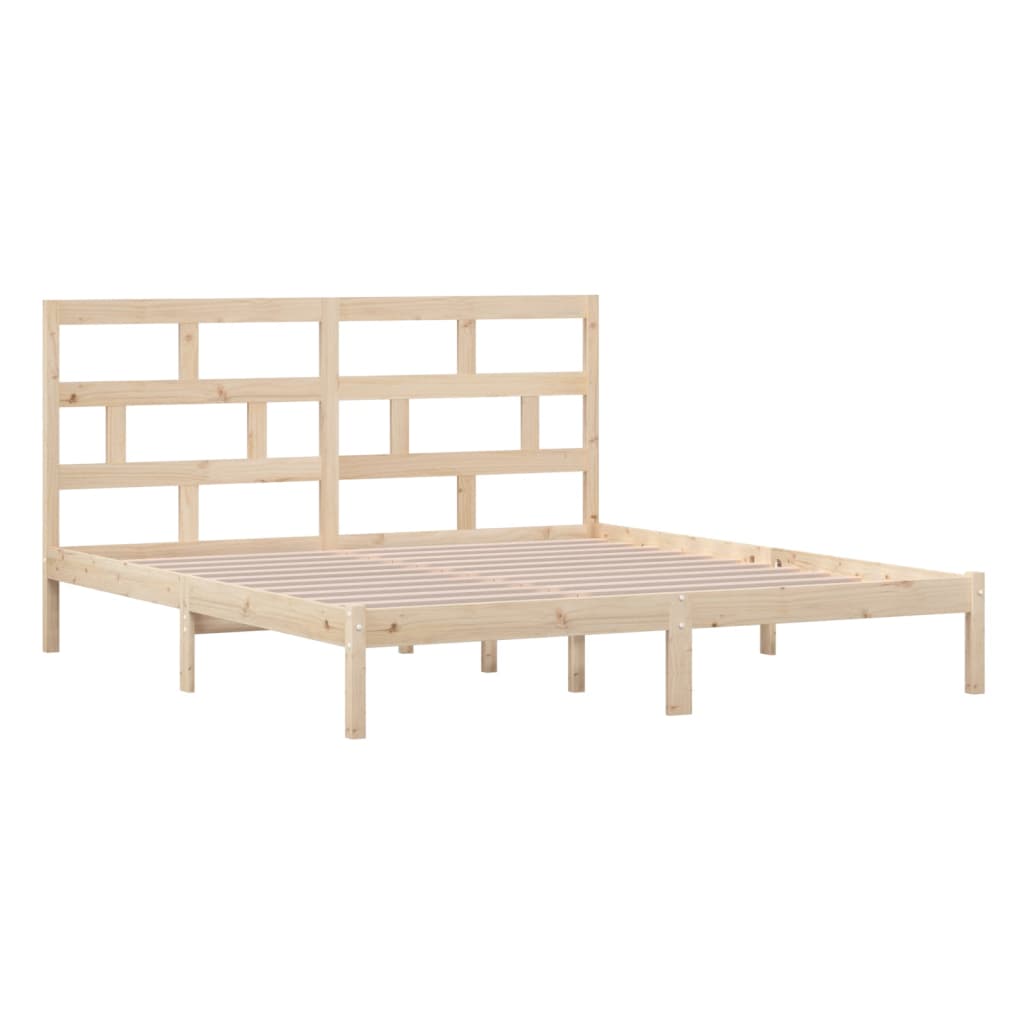 Bedframe massief hout 180x200 cm is nu te koop bij PeponiXL, paradijselijk wonen!
