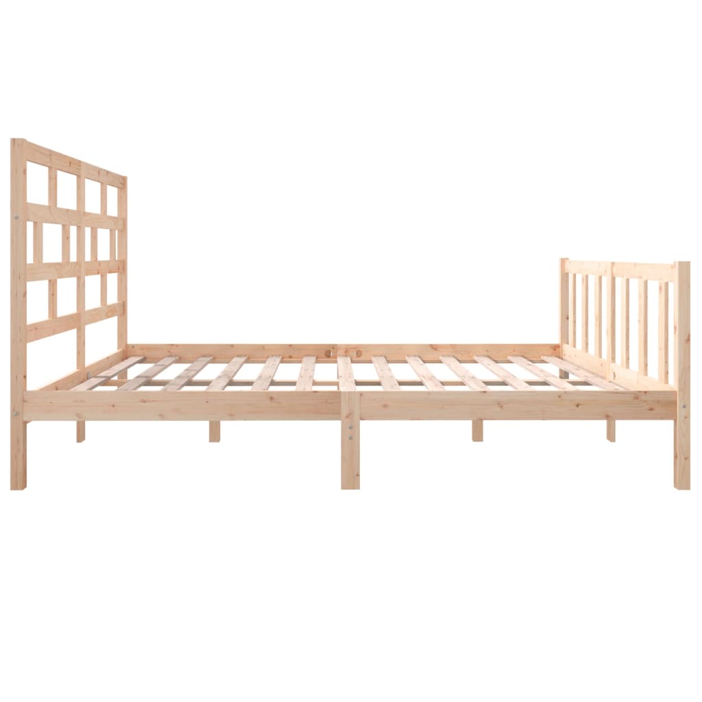Bedframe massief grenenhout 160x200 cm is nu te koop bij PeponiXL, paradijselijk wonen!
