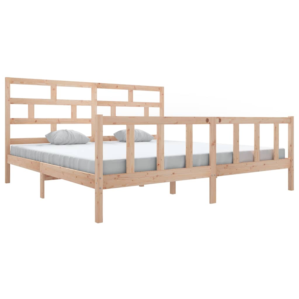 Bedframe massief grenenhout 180x200 cm is nu te koop bij PeponiXL, paradijselijk wonen!