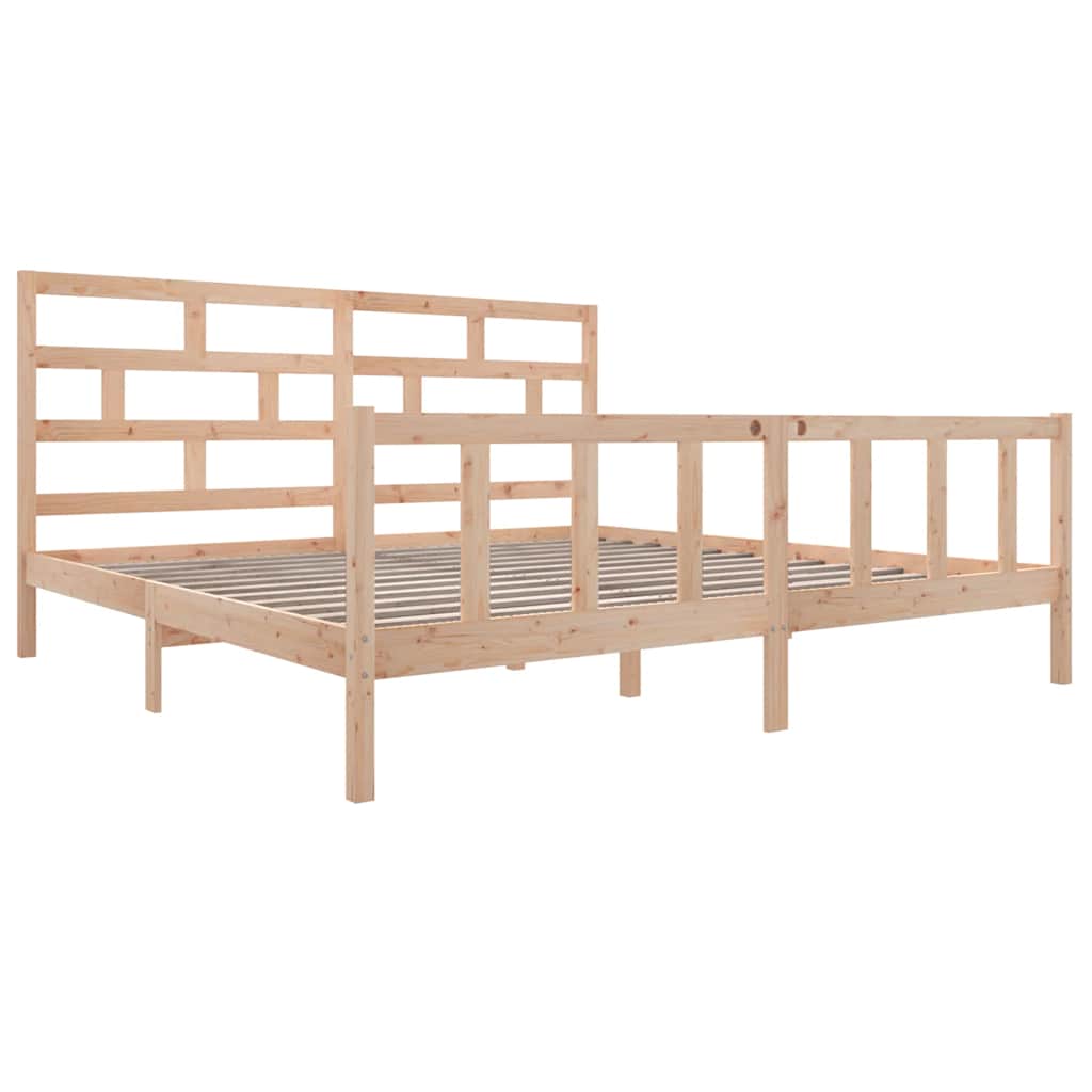 Bedframe massief grenenhout 180x200 cm is nu te koop bij PeponiXL, paradijselijk wonen!
