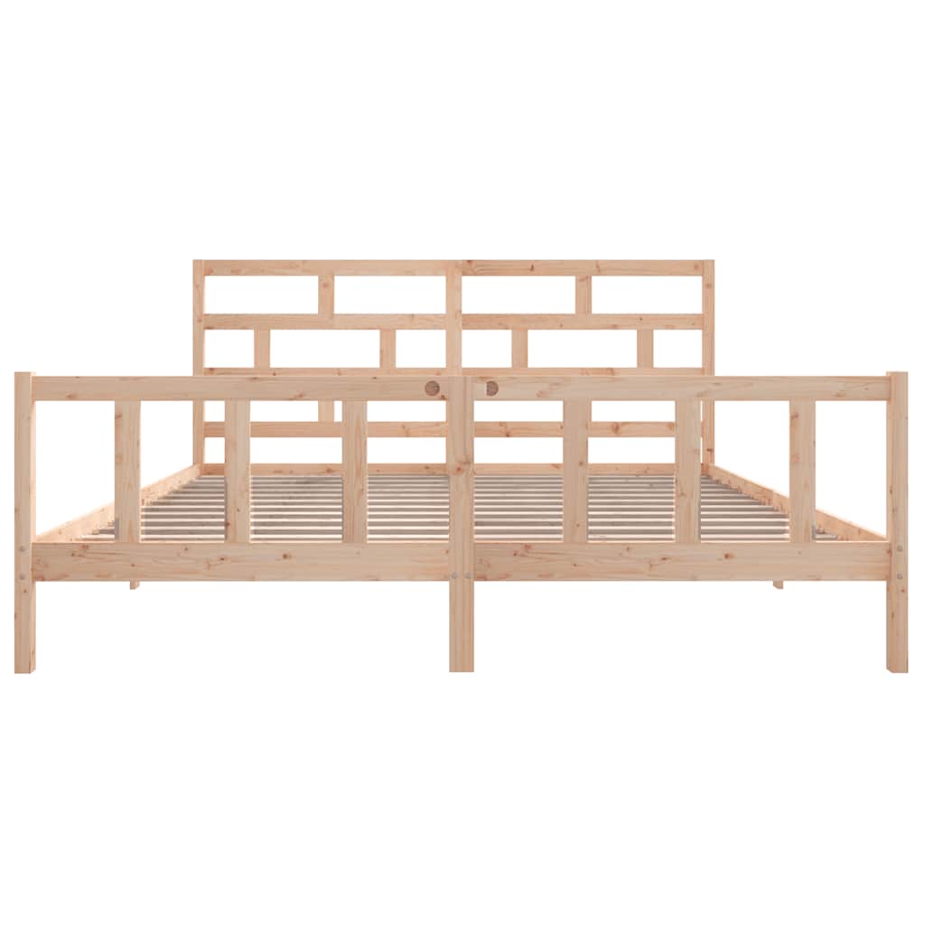 Bedframe massief grenenhout 180x200 cm is nu te koop bij PeponiXL, paradijselijk wonen!