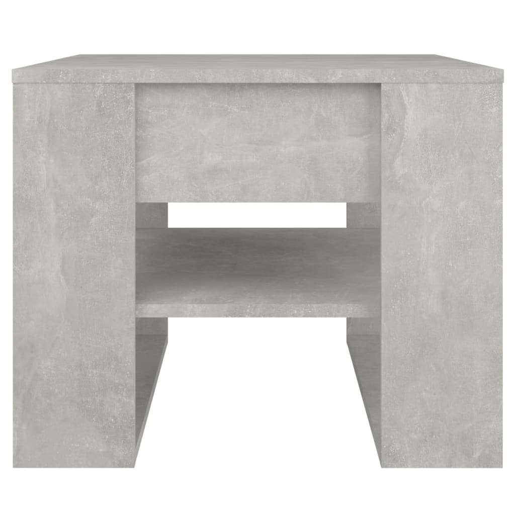 Salontafel 55,5x55x45 cm bewerkt hout betongrijs is nu te koop bij PeponiXL, paradijselijk wonen!