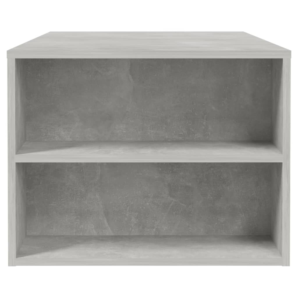 Salontafel 102x55x42 cm bewerkt hout betongrijs is nu te koop bij PeponiXL, paradijselijk wonen!