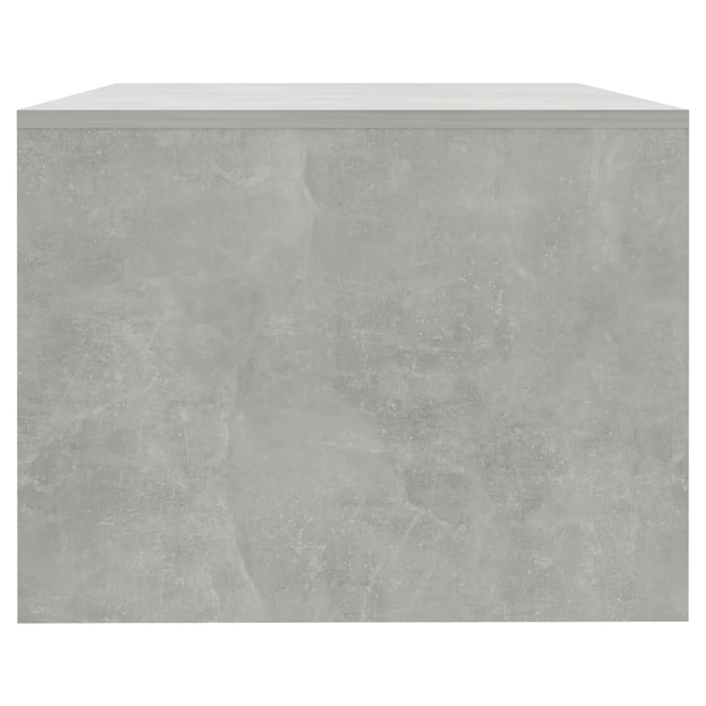 Salontafel 102x55x42 cm bewerkt hout betongrijs is nu te koop bij PeponiXL, paradijselijk wonen!