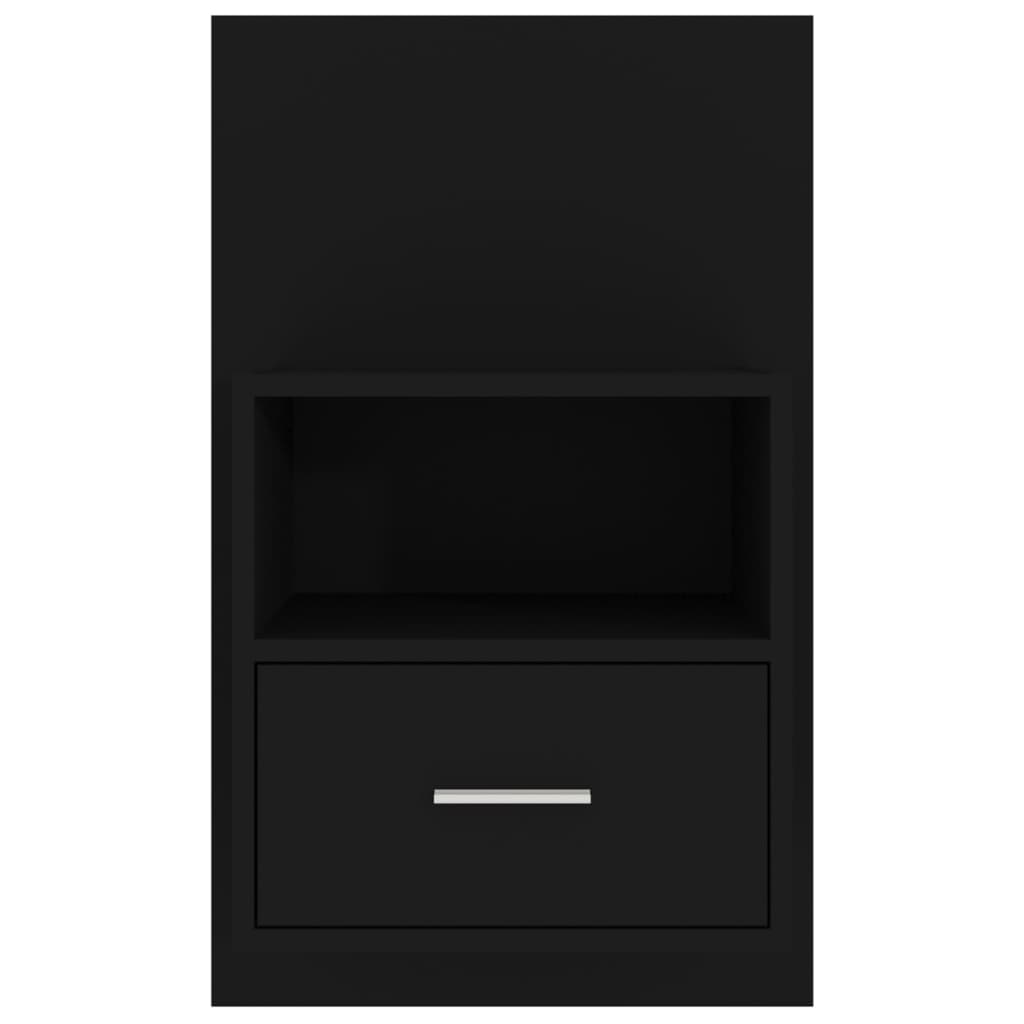 Nachtkastje wandgemonteerd zwart is nu te koop bij PeponiXL, paradijselijk wonen!