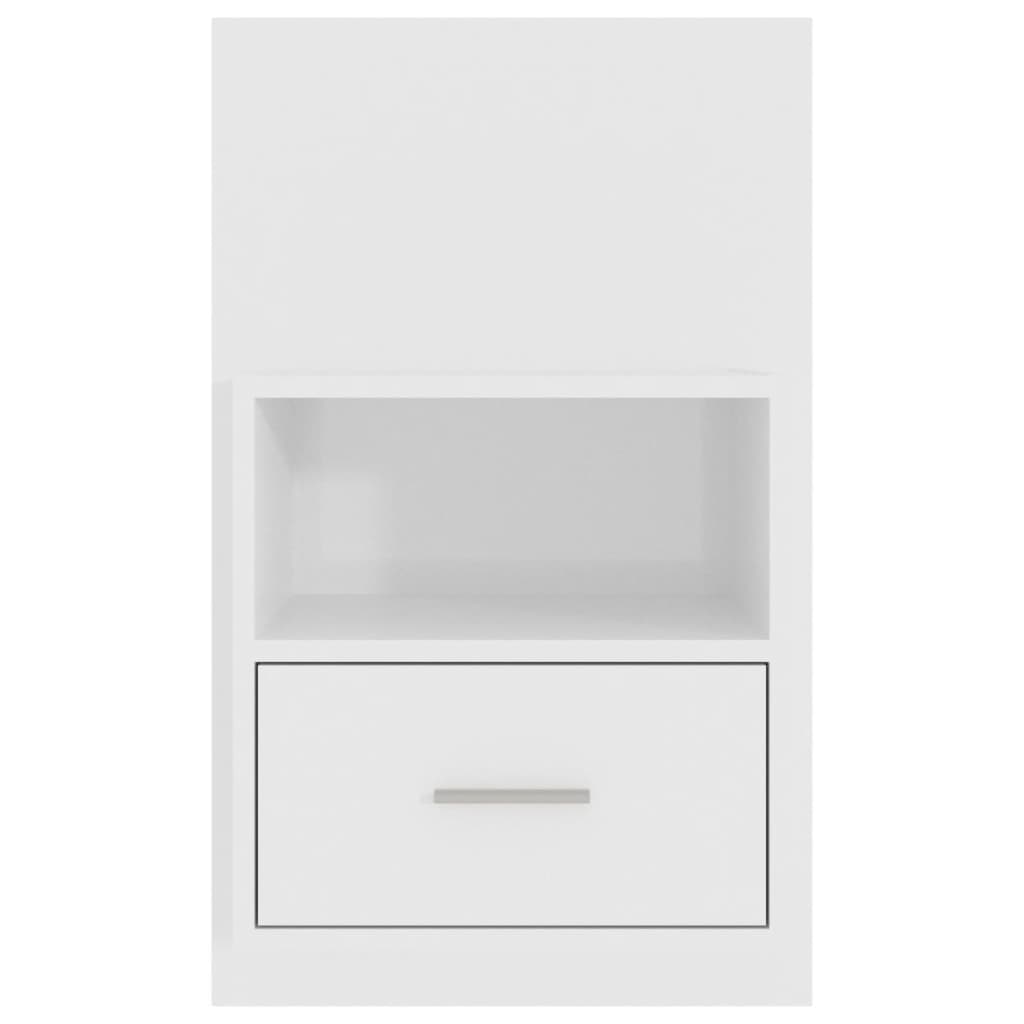 Nachtkastjes 2 st wandgemonteerd hoogglans wit is nu te koop bij PeponiXL, paradijselijk wonen!