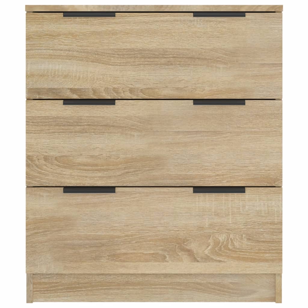 Dressoir 60x30x70 cm bewerkt hout sonoma eikenkleurig is nu te koop bij PeponiXL, paradijselijk wonen!