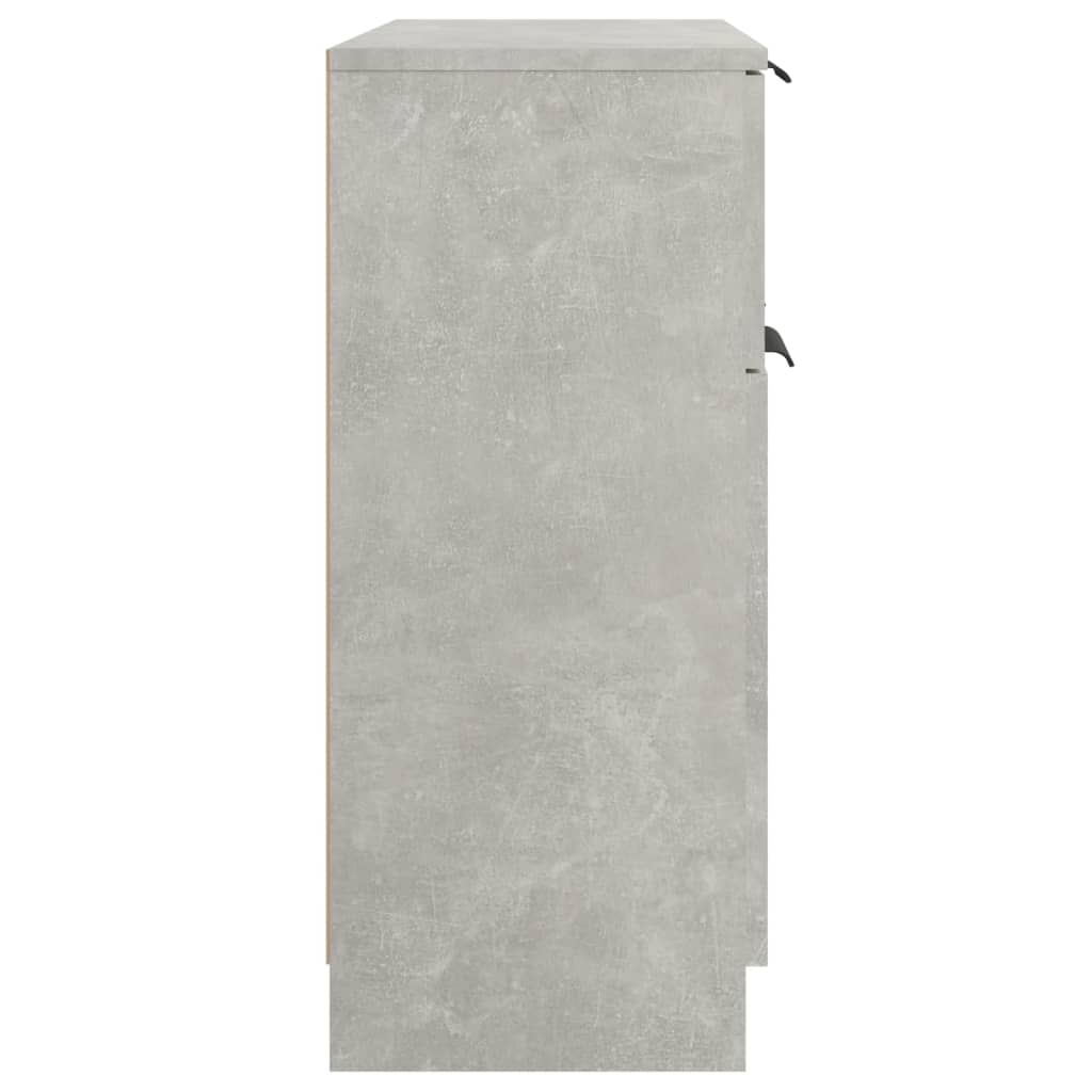 Dressoir 60x30x70 cm bewerkt hout betongrijs is nu te koop bij PeponiXL, paradijselijk wonen!