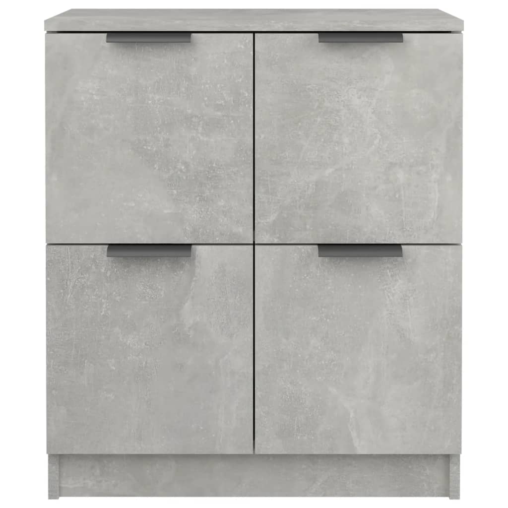 Dressoir 60x30x70 cm bewerkt hout betongrijs is nu te koop bij PeponiXL, paradijselijk wonen!