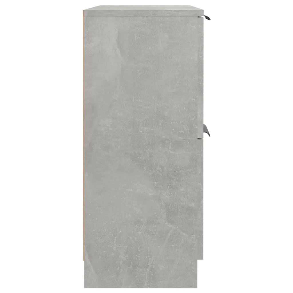Dressoir 60x30x70 cm bewerkt hout betongrijs is nu te koop bij PeponiXL, paradijselijk wonen!