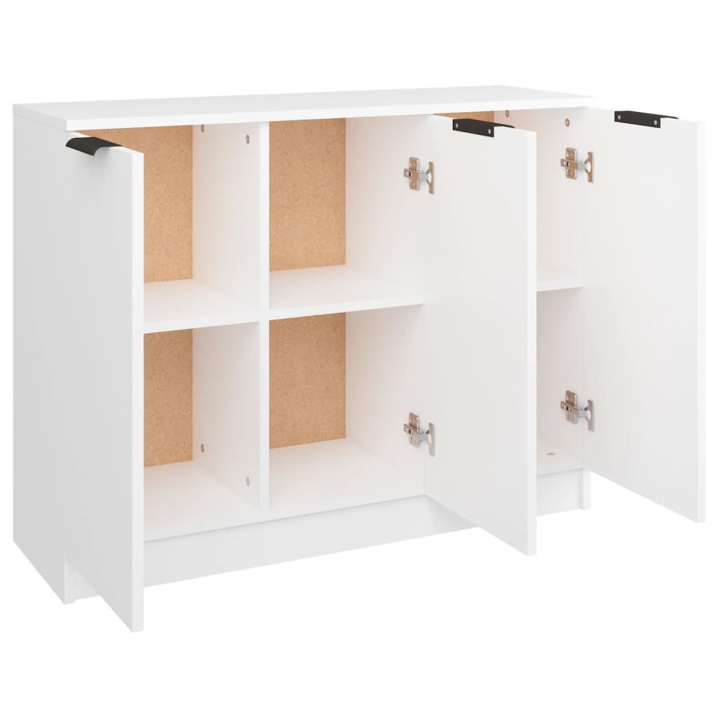 Dressoir 90,5x30x70 cm bewerkt hout wit is nu te koop bij PeponiXL, paradijselijk wonen!