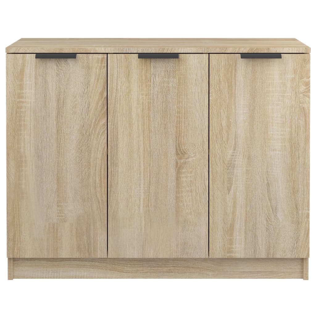 Dressoir 90,5x30x70 cm bewerkt hout sonoma eikenkleurig is nu te koop bij PeponiXL, paradijselijk wonen!