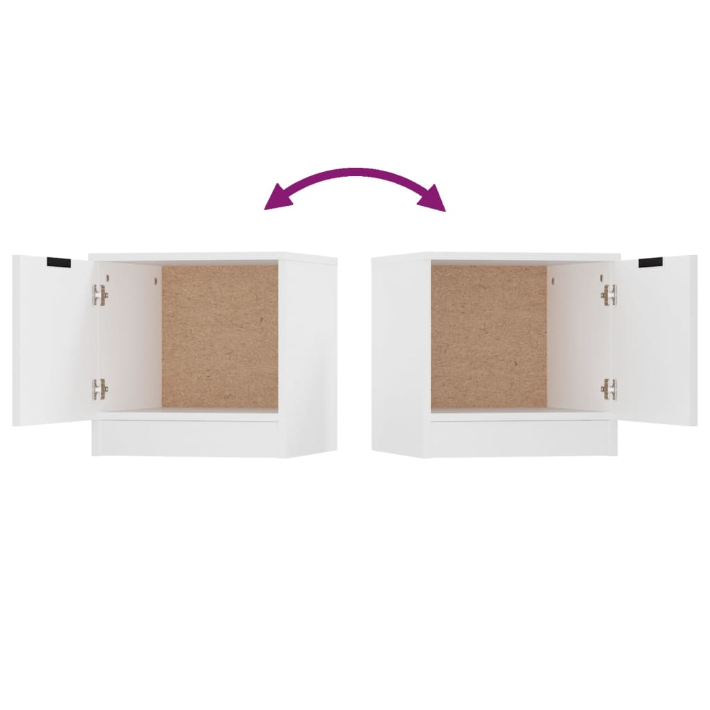Nachtkastje 40x39x40 cm wit is nu te koop bij PeponiXL, paradijselijk wonen!
