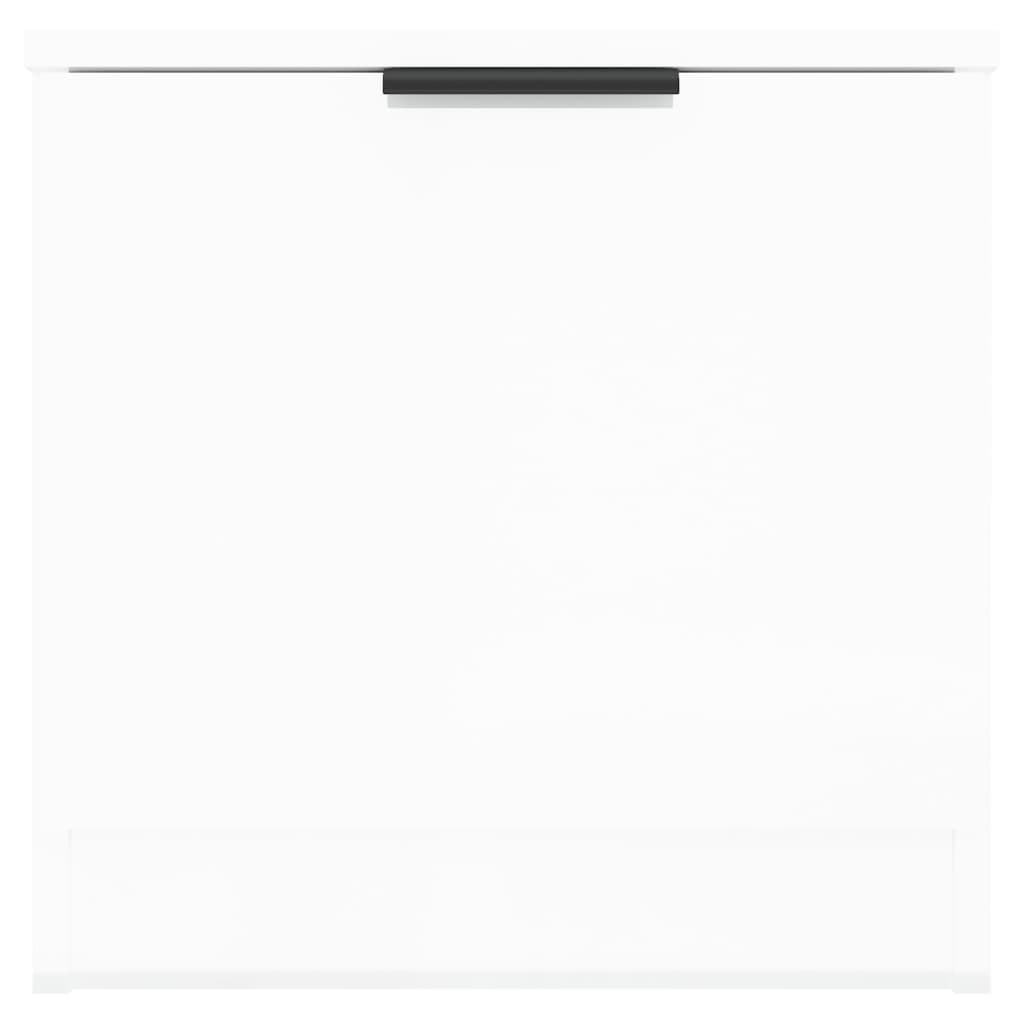 Nachtkastjes 2 st 40x39x40 cm hoogglans wit is nu te koop bij PeponiXL, paradijselijk wonen!