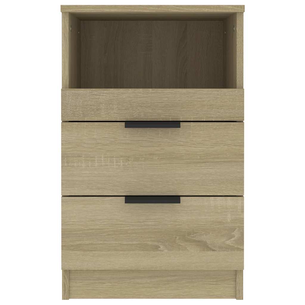 Nachtkastjes 2 st bewerkt hout sonoma eikenkleurig is nu te koop bij PeponiXL, paradijselijk wonen!