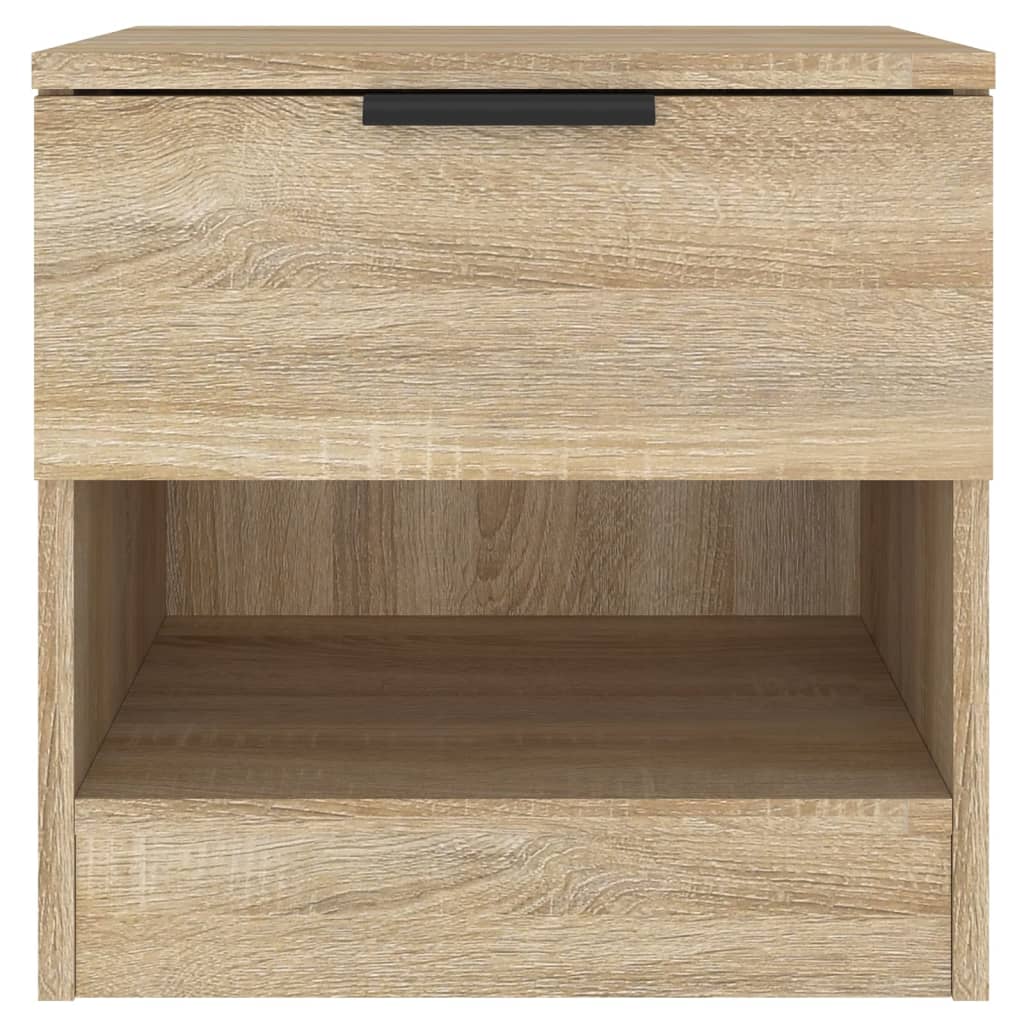 Nachtkastjes 2 st bewerkt hout sonoma eikenkleurig is nu te koop bij PeponiXL, paradijselijk wonen!