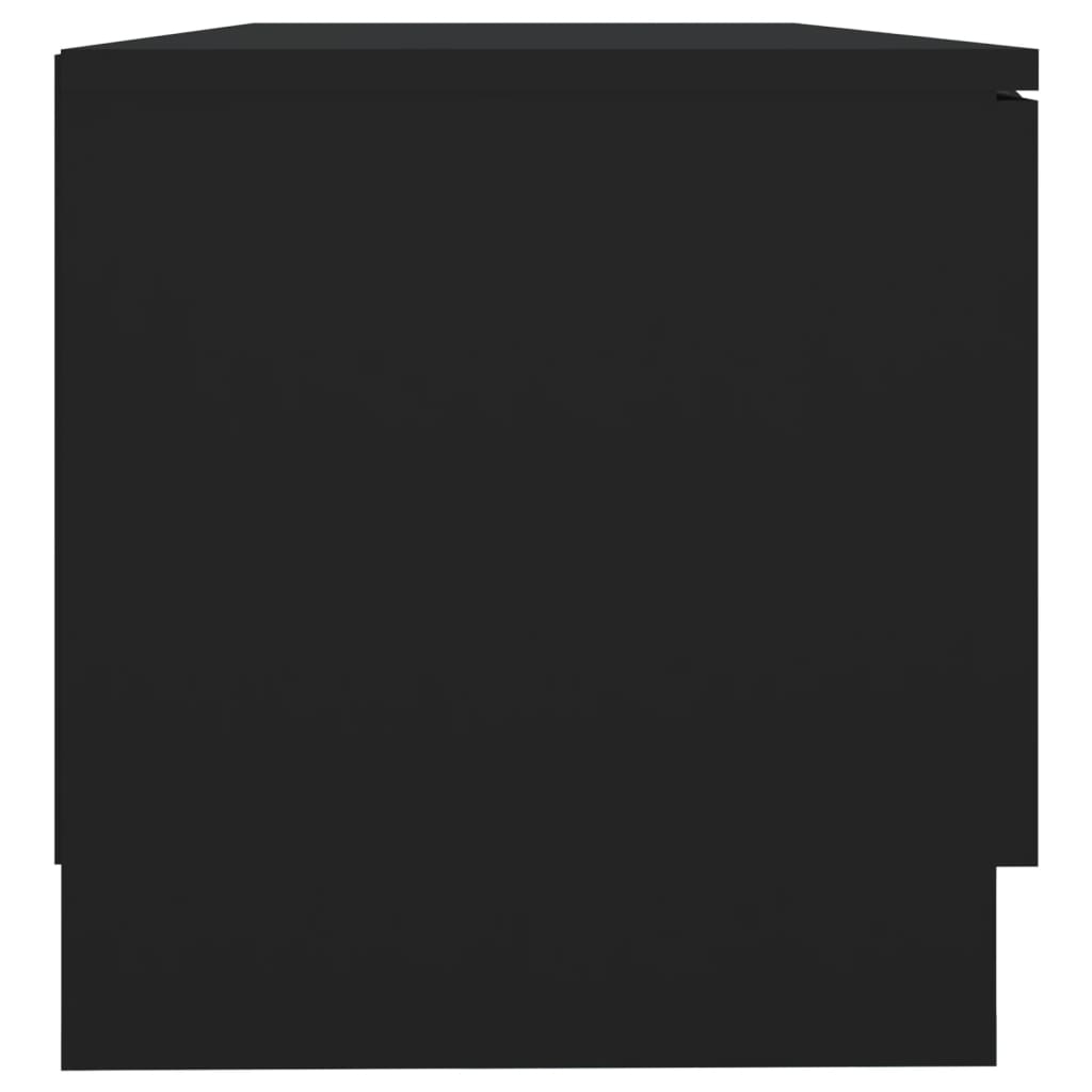 Tv-meubels 2 st 80x35x36,5 cm bewerkt hout zwart is nu te koop bij PeponiXL, paradijselijk wonen!